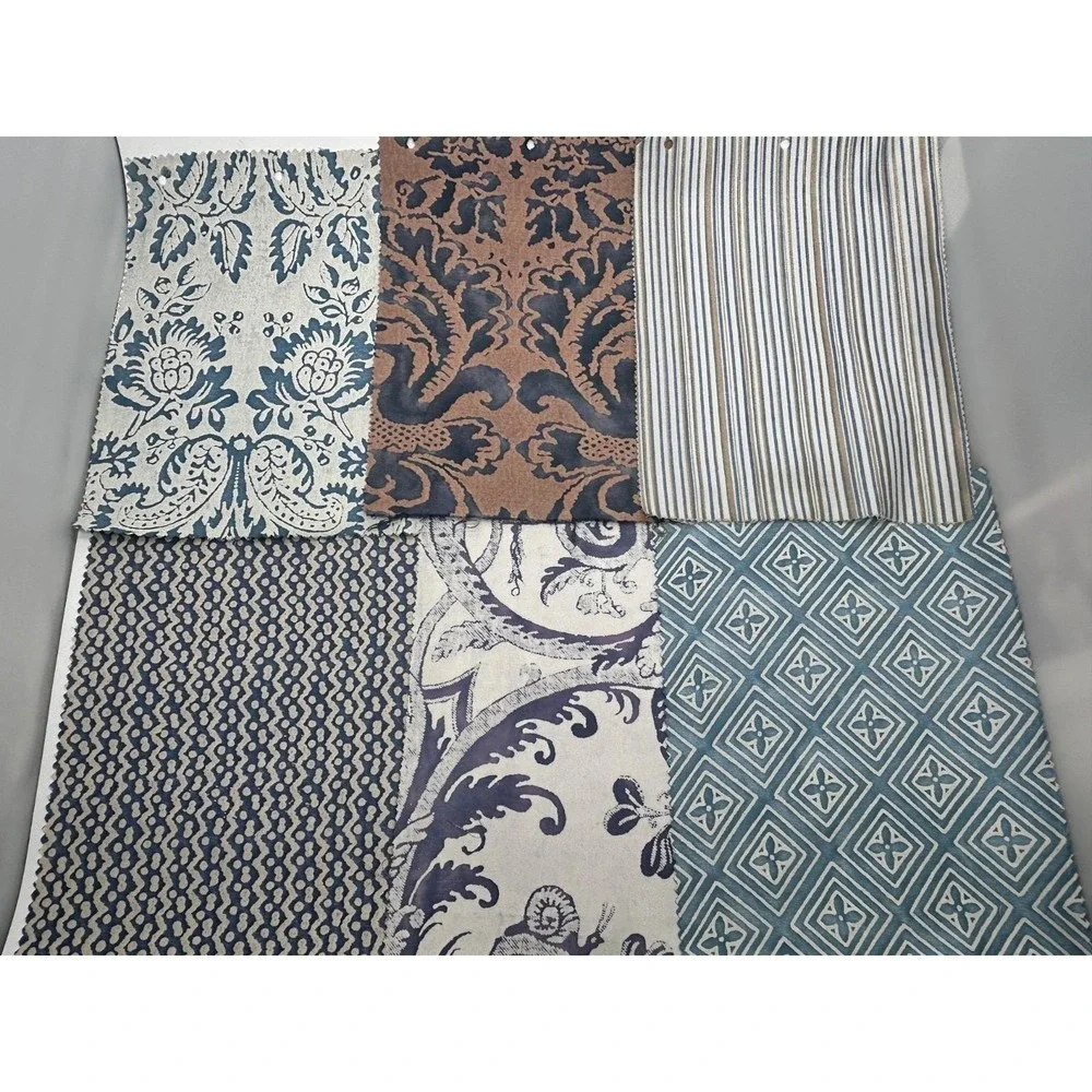 Vtg Six Rare‎ FORTUNY Sample Pieces - Stunning Hard to Find Patterns & Colors